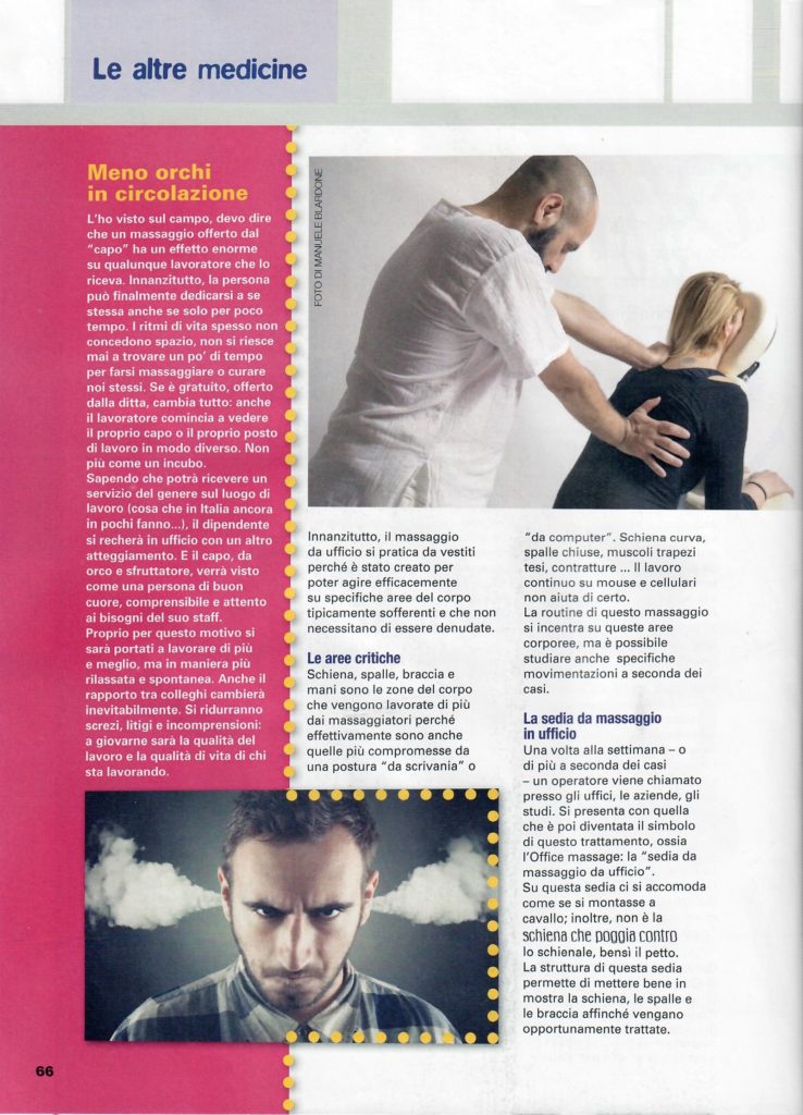 L'altra medicina n° 72 - marzo 2018 - Office massage - Foto di Manuele Blardone.3